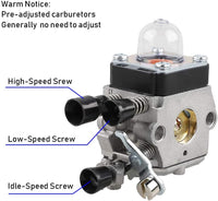 Thumbnail for Carburetor Carb Air Fuel Filter For STIHL