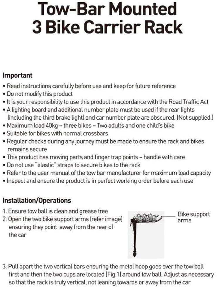 Bike rack Bike Carrier for tow bar