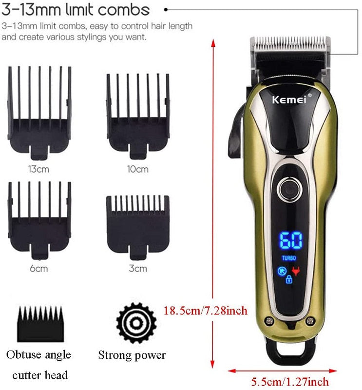 Hair Trimmer Shaver Clippers Cordless