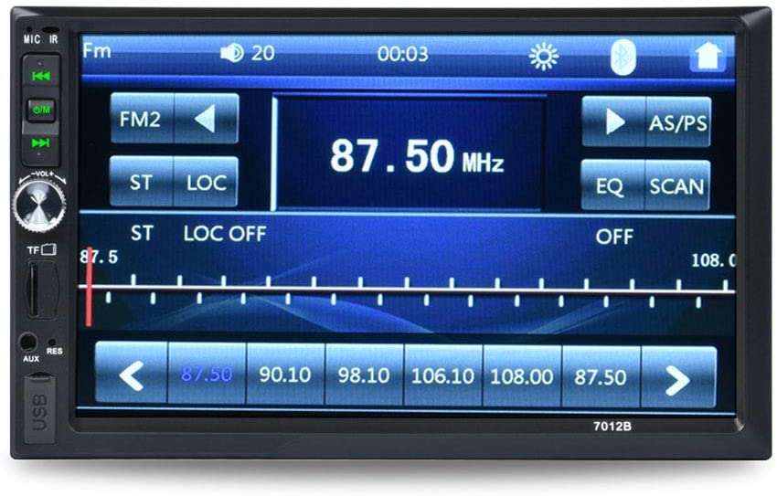7" Double DIN Car Stereo Bluetooth MP5 Player