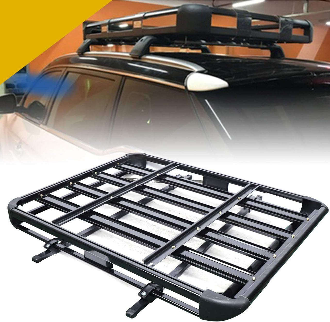 Universal Roof Rack Basket Car Top Luggage Rack