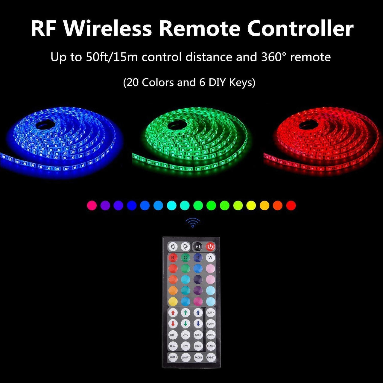 LED Strip Light rgb 5m with remote