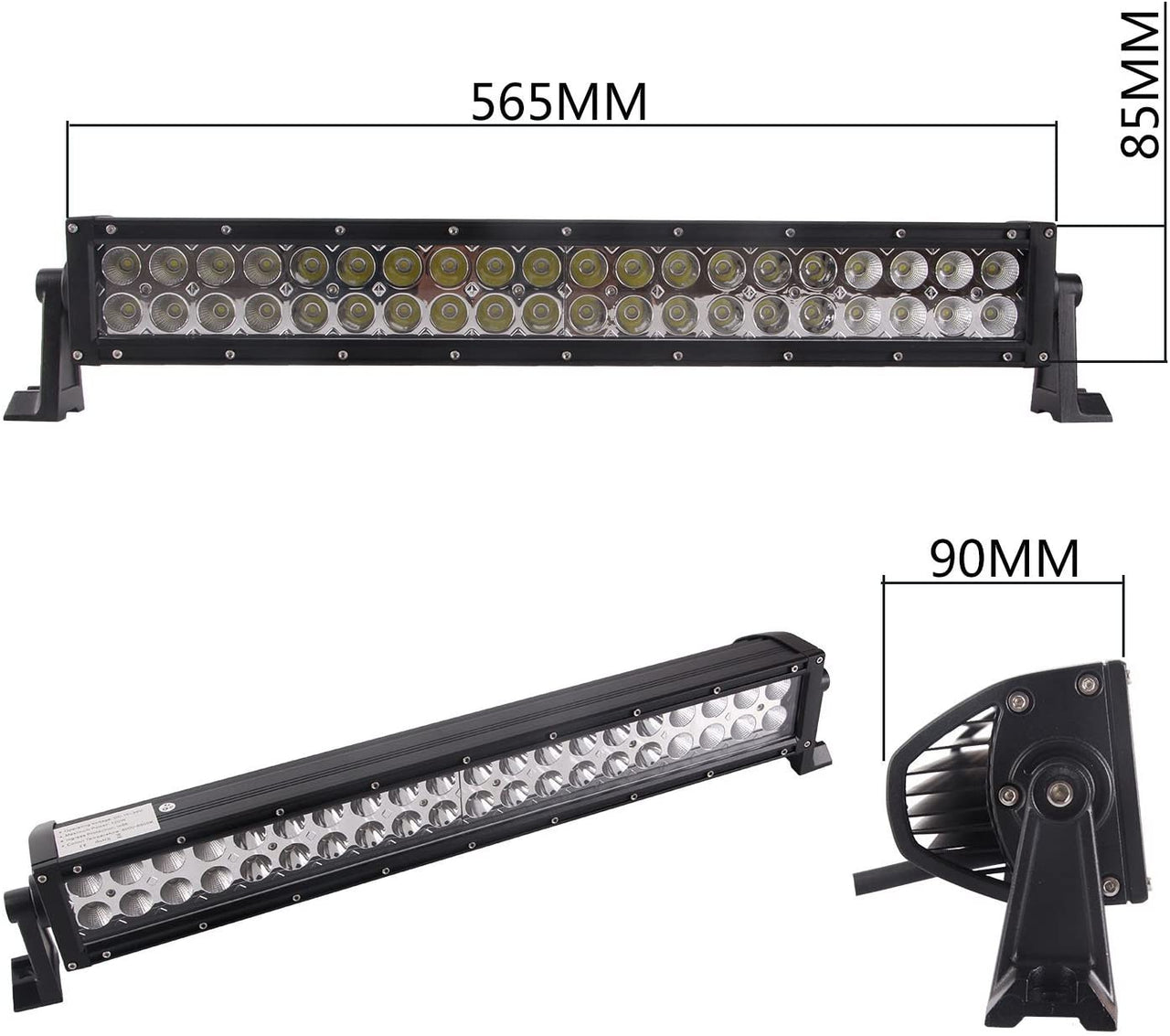 LED Light Bar 120W Offroad Driving Lights for Car Boat Truck