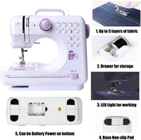 Thumbnail for Sewing Machine Multi-function Sewing Machine Dual