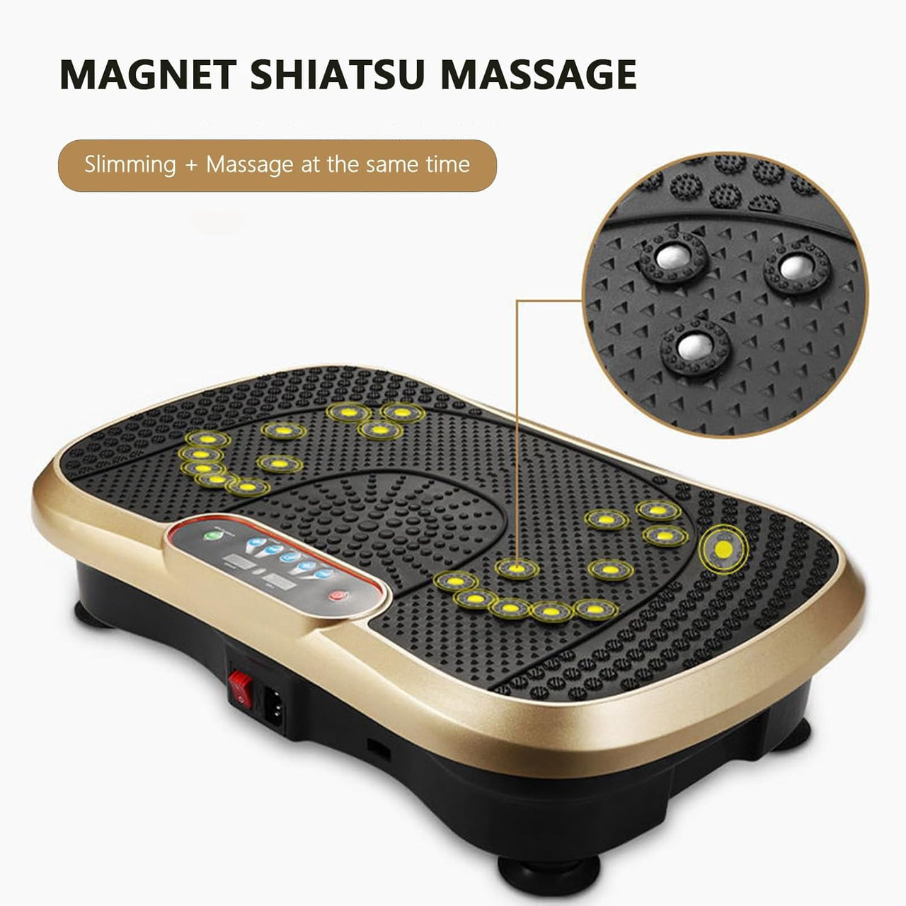 Vibration Machine Platform - Exercise Vibrating Plate - Whole Body Workout