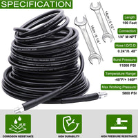 Thumbnail for Drain/Pipe Cleaning Kit for Pressure Washers 30m