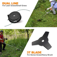 Thumbnail for 52cc Weedeater Brushcutter Petrol Pole Trimmer Weed Eater Brush Cutter