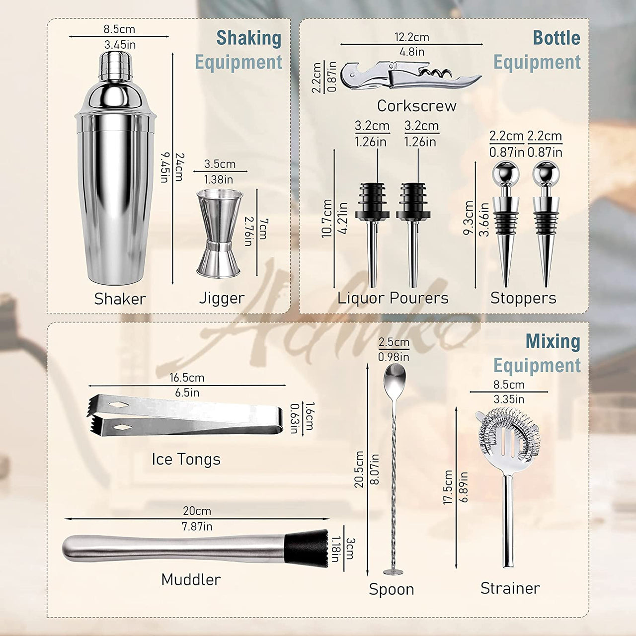 Cocktail Shaker Set