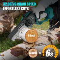 Thumbnail for Mini Chainsaw Cordless Power ChainSaws