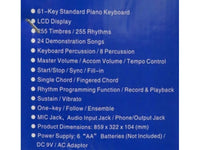 Thumbnail for 61 Key Electronic Piano Keyboard MK-2106