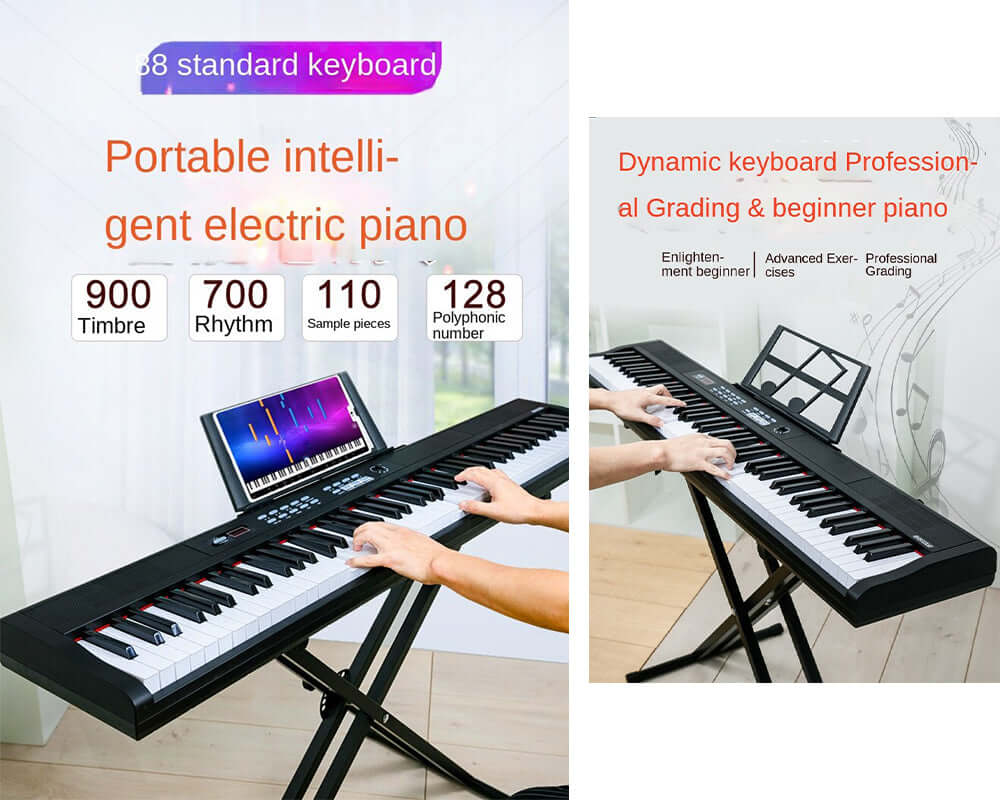 88key keyboard Digital Stage Piano, Digital Piano with cover - The Shopsite