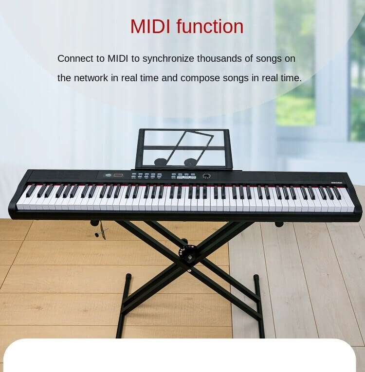 88key keyboard Digital Stage Piano, Digital Piano with cover - The Shopsite