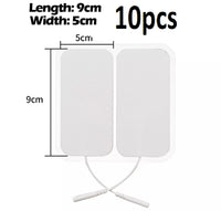 Thumbnail for 10PC Rectangle Replacement Pads for Tens Machine Massager