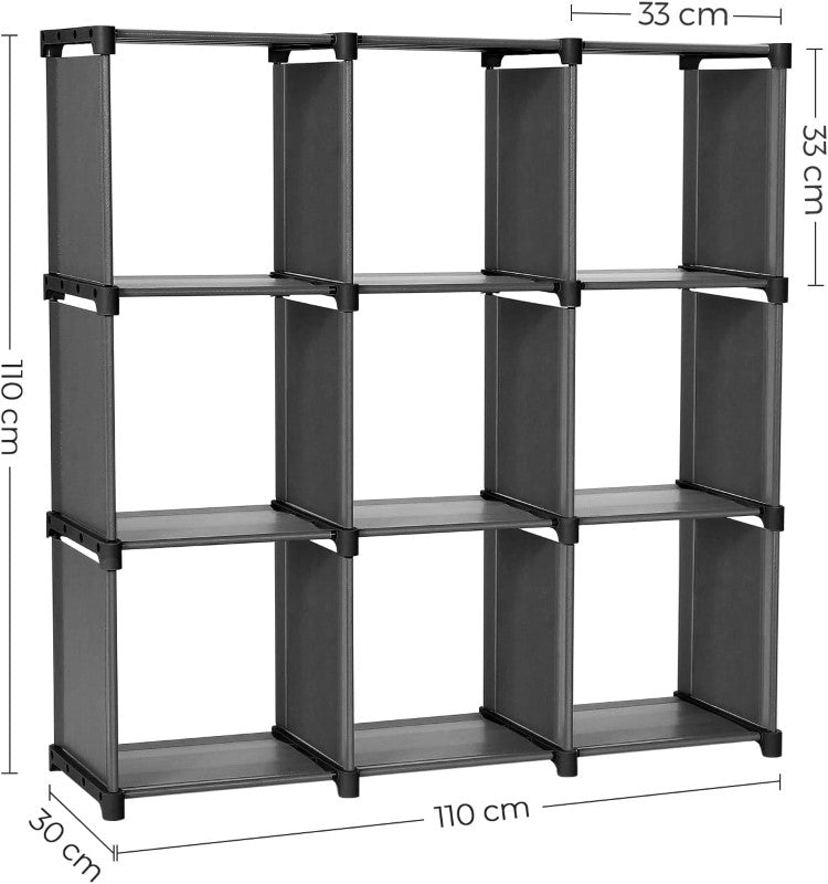 9 Cube Modular Storage Shelves Bookshelff