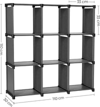 Thumbnail for 9 Cube Modular Storage Shelves Bookshelff