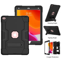 Thumbnail for iPad Air Case Hybrid Heavy Duty Shockproof Armor Kid Safe Case