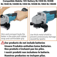 Thumbnail for Cordless Electric Angle Grinder