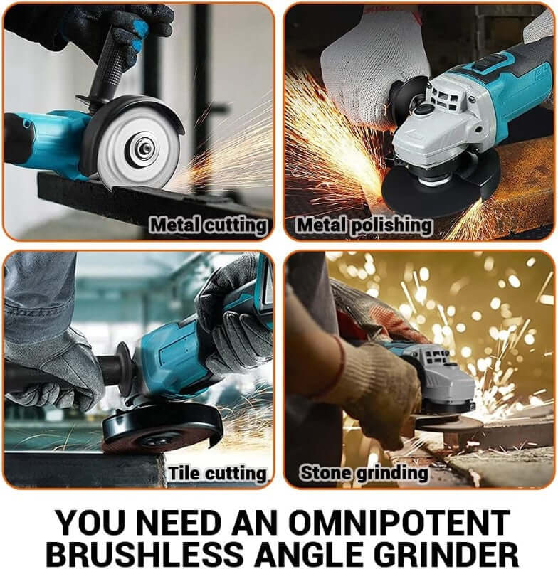 Cordless Electric Angle Grinder