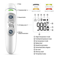 Thumbnail for Forehead & Ear Thermometer