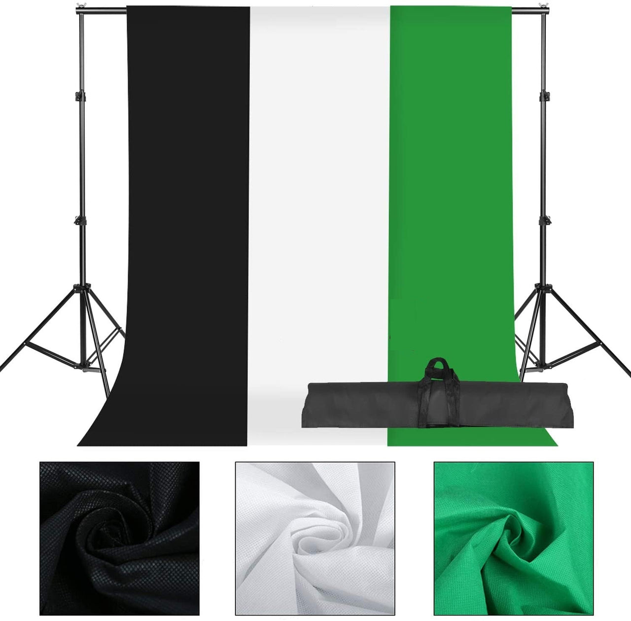 Photography Studio Set With 3 Backdrops