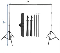 Thumbnail for Photography Studio Set With 3 Backdrops