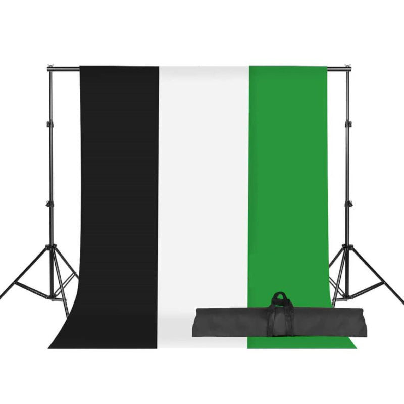 Photography Studio Set With 3 Backdrops