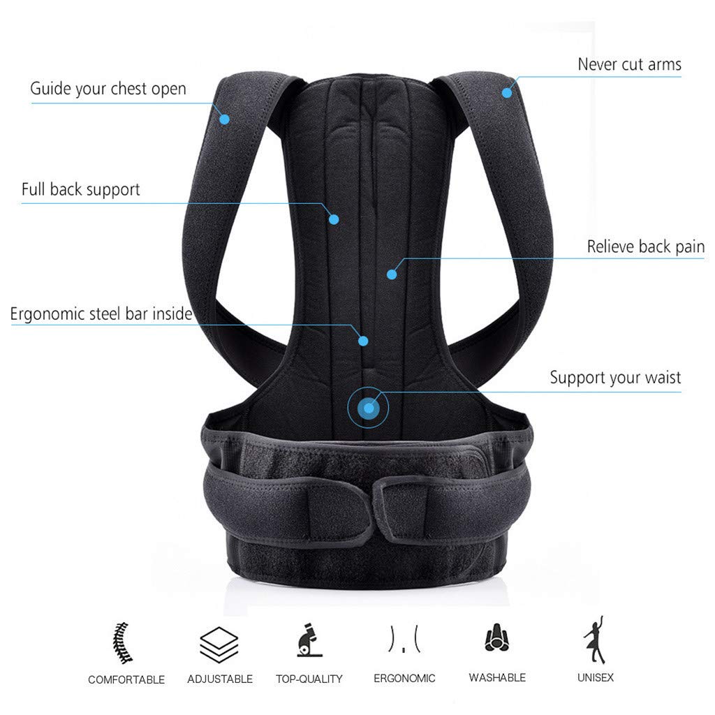 Posture Corrector (XL) Effective Comfortable Adjustable Back Straightener