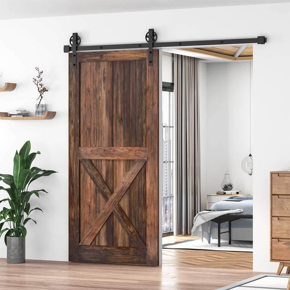 Barn Door Hardware 1.6m Single Door - The Shopsite