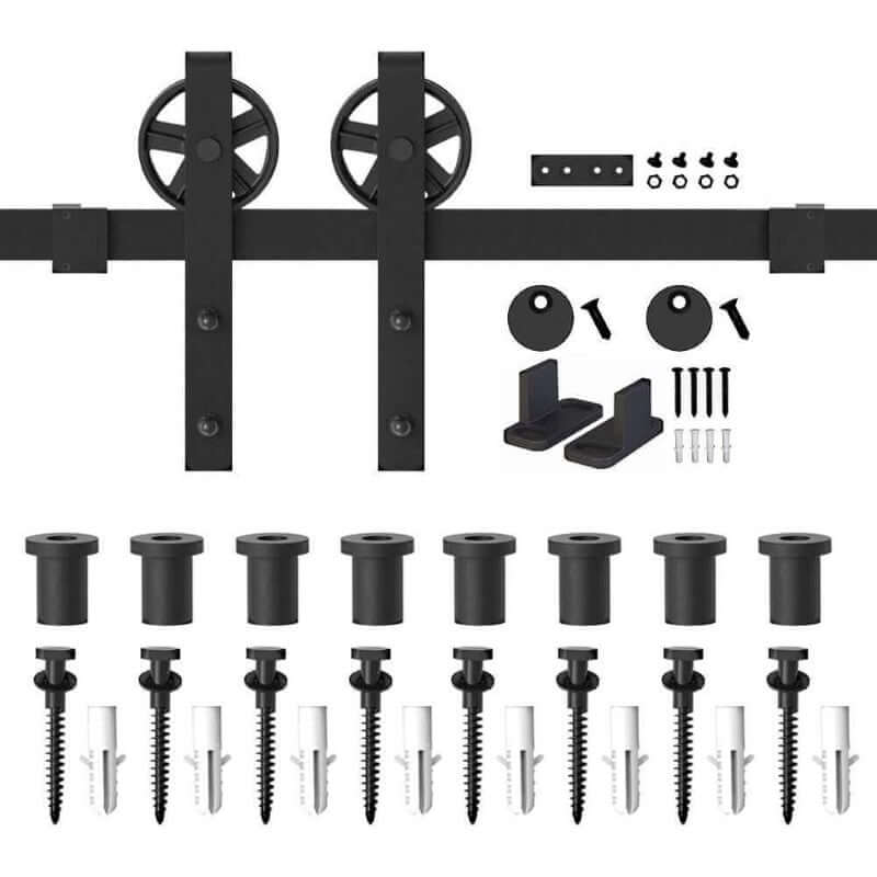 Barn Door Hardware 1.6m Single Door - The Shopsite