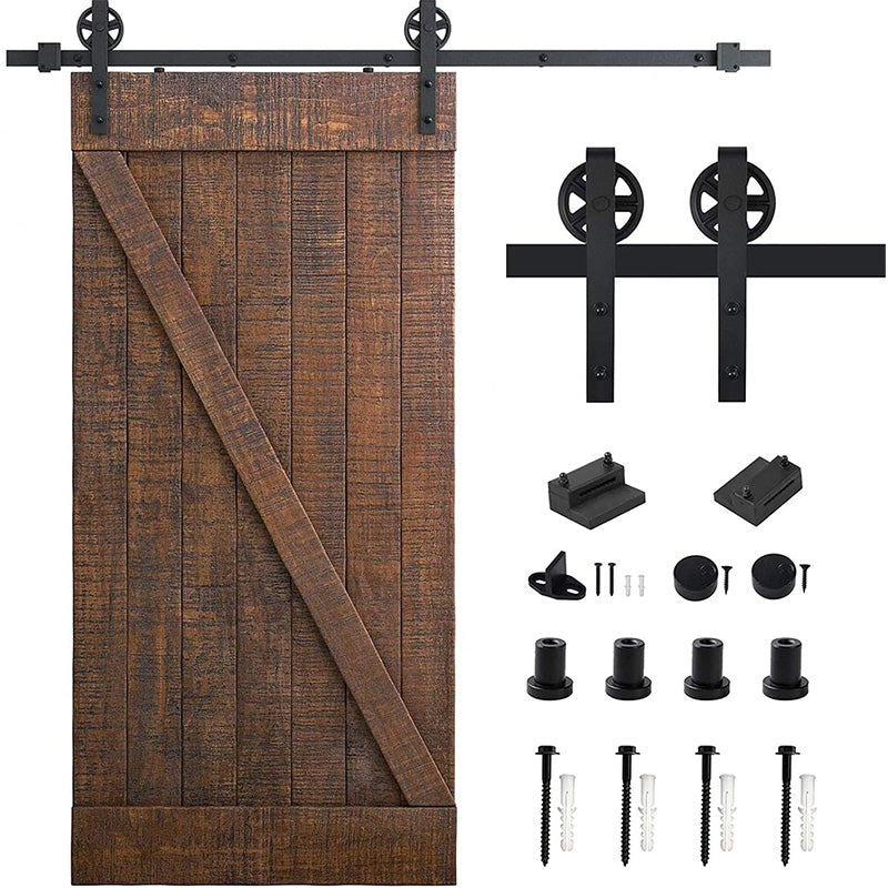 Barn Door Hardware I - Shaped Rollers Track Rail 2.5m