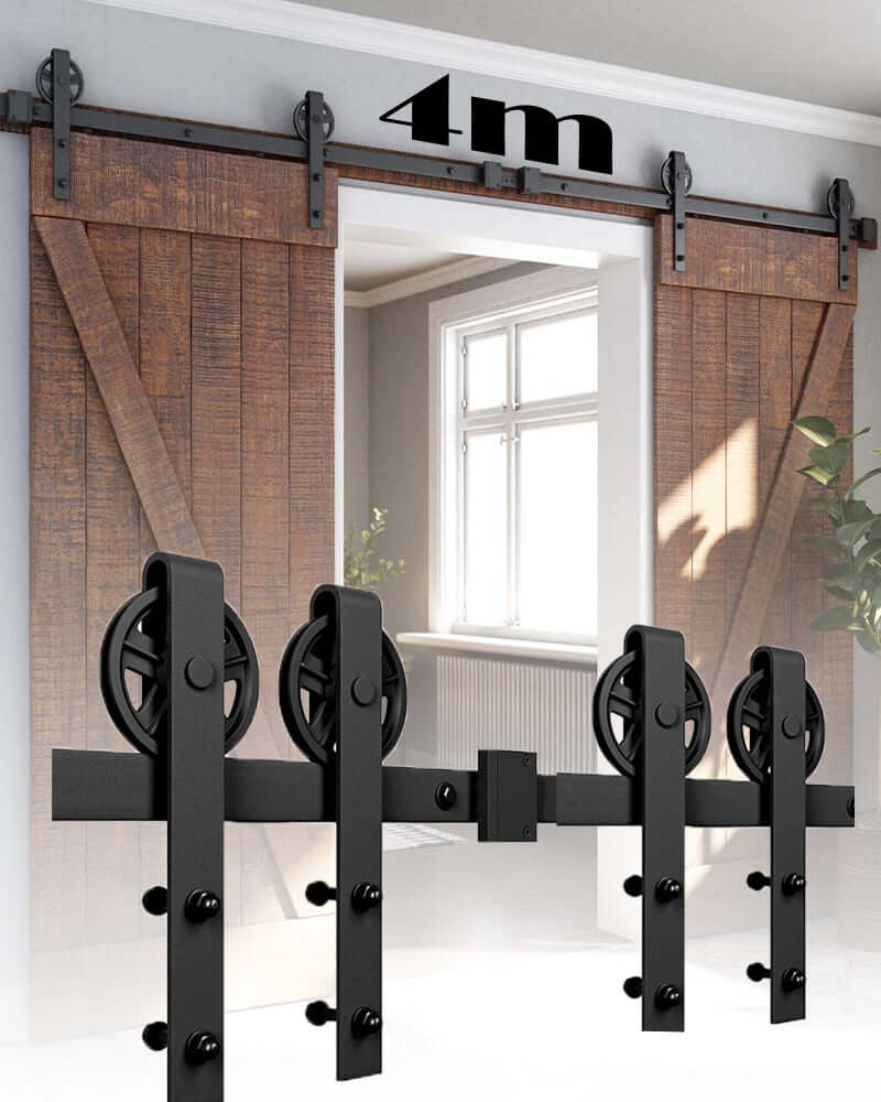 Barn Door Hardware 4M Double Door - The Shopsite