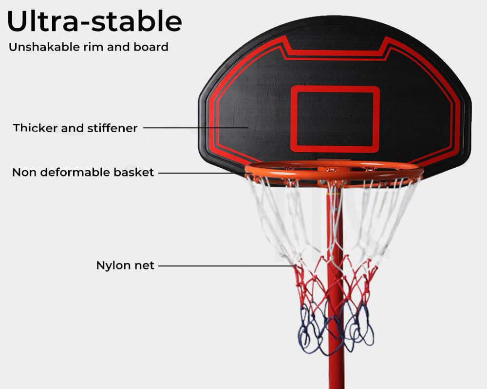 Basketball Hoop Adjustable upto 2.1m - The Shopsite