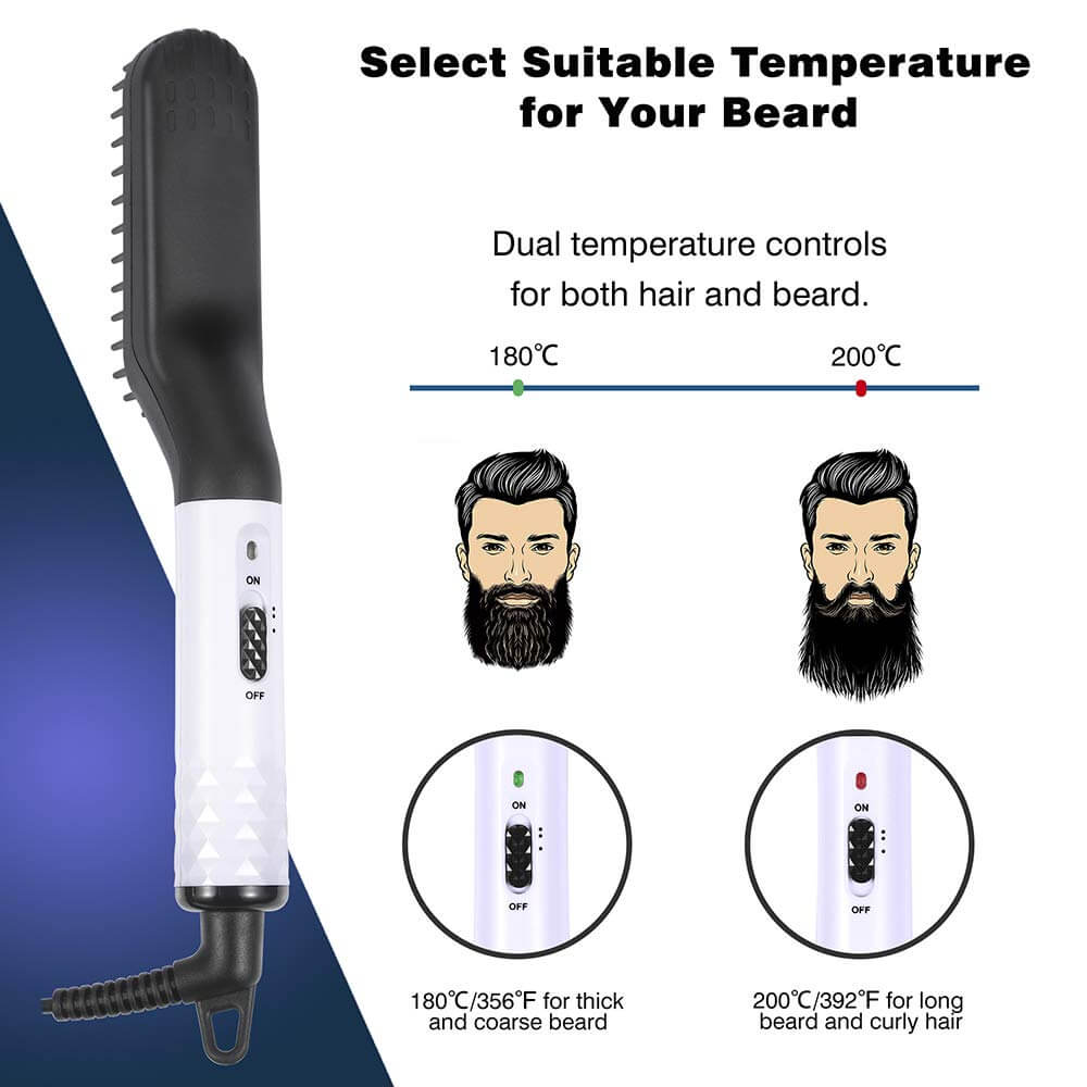 Beard Straightener Heated Comb