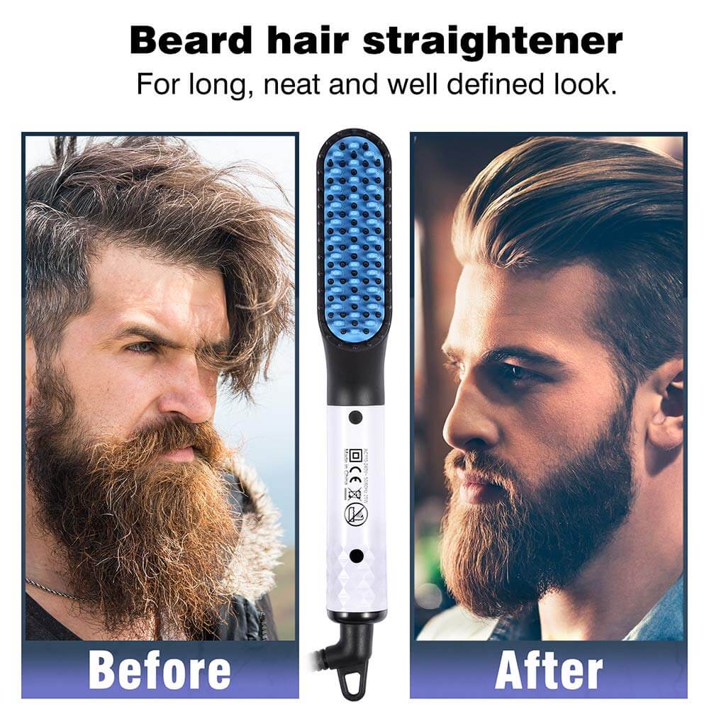 Beard Straightener Heated Comb