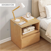 Thumbnail for Bedside Table with Drawers