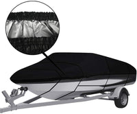 Thumbnail for Trailerable Boat Cover 600D 16ft Black