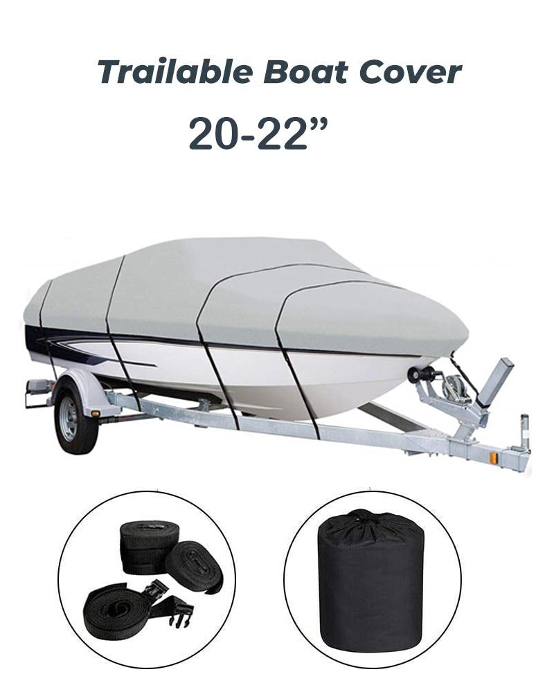 Boat Cover Heavy Duty 20ft Silver