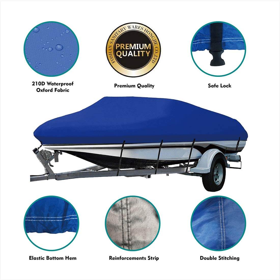 600D Boat Cover Heavy Duty