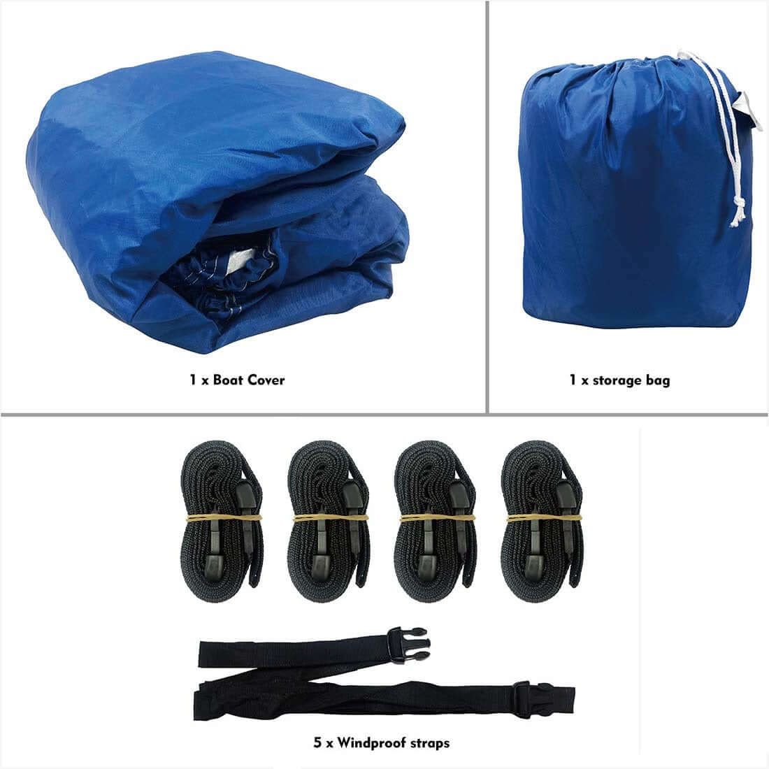 Boat Cover Heavy Duty 600D Polyester - The Shopsite