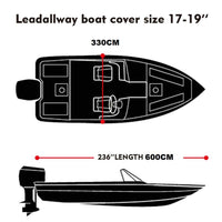 Thumbnail for Boat Cover Heavy Duty 600D Polyester - The Shopsite