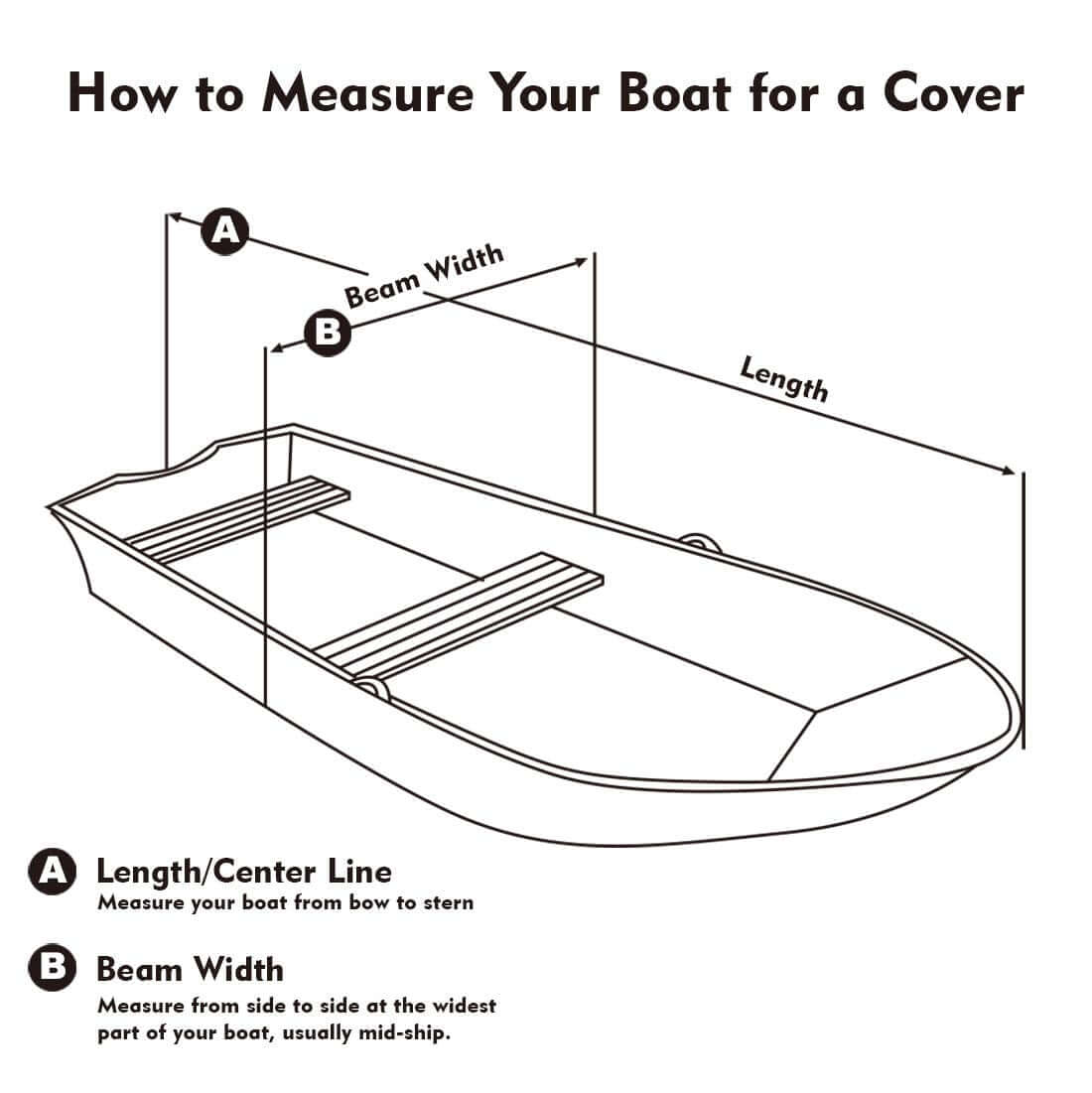 Boat Cover Heavy Duty 600D Polyester - The Shopsite