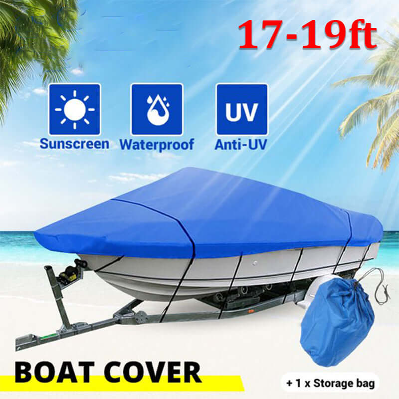 Boat Cover Heavy Duty 600D Polyester - The Shopsite