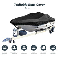 Thumbnail for Trailerable Boat Cover, Heavy Duty 600D