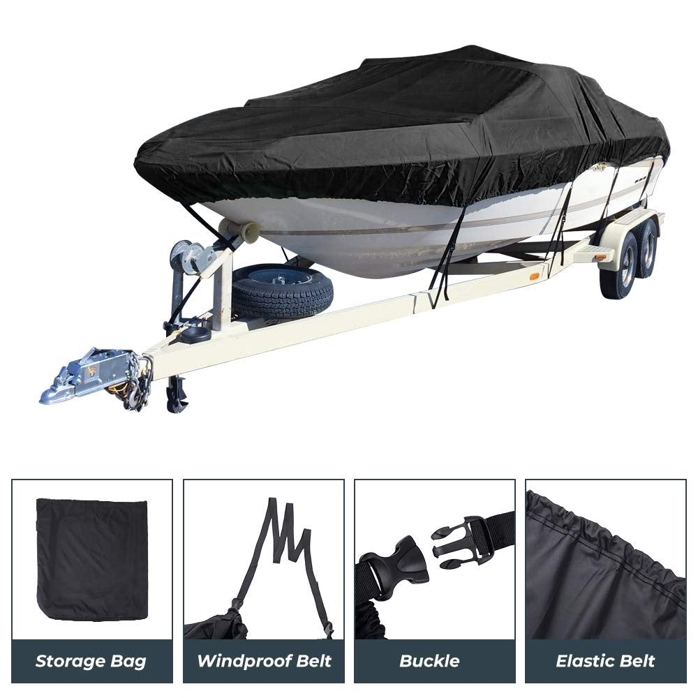 Trailerable Boat Cover, Heavy Duty 600D