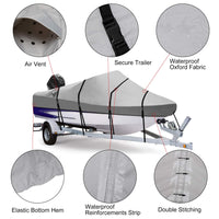 Thumbnail for Boat Cover 20-22ft 600D Grey