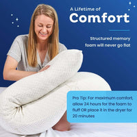 Thumbnail for Body Pillow Memory Foam Support Pillow - The Shopsite