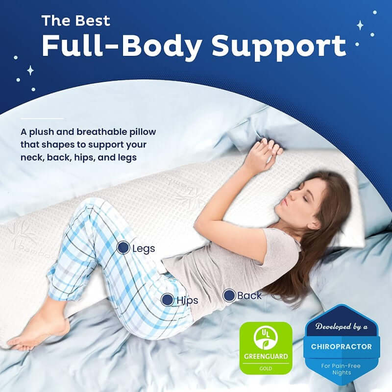 Body Pillow Memory Foam Support Pillow