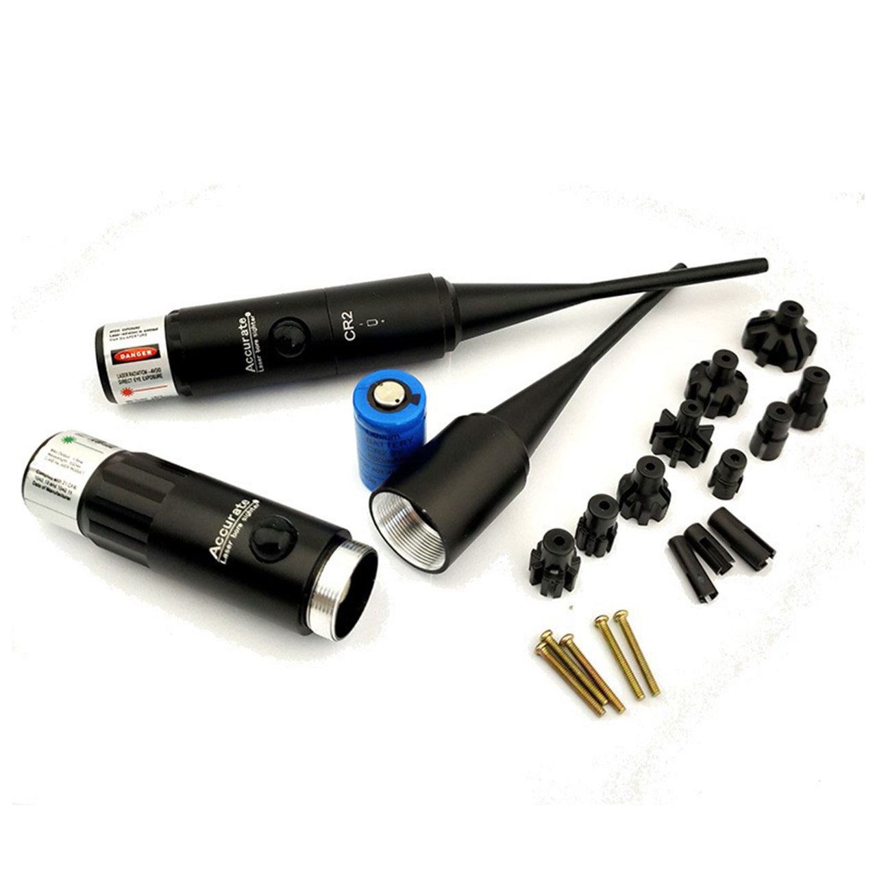 Red Laser Bore Sighter Kit For .177 to .50 Caliber Scope Handgun Rifle