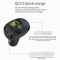 Thumbnail for Car Bluetooth Receiver Wireless Radio Adapter Hands-Free Car Kit - The Shopsite