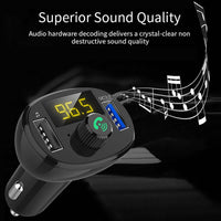 Thumbnail for Car Bluetooth Receiver Wireless Radio Adapter Hands-Free Car Kit - The Shopsite